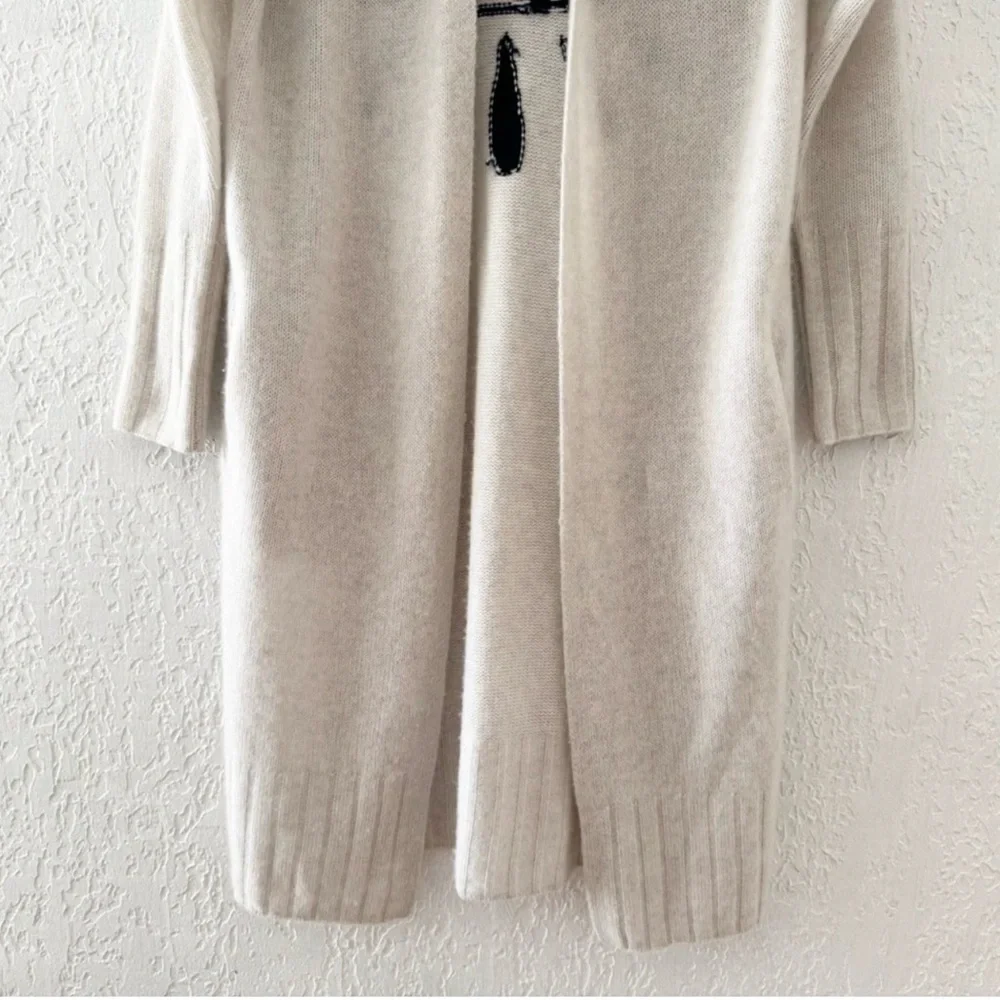 Skull Cashmere Jansen Eye Duster Cardigan Sweater XS Cashmere Boho Celestial